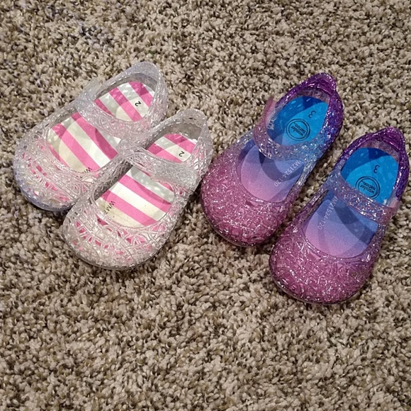 baby jelly shoes size 2